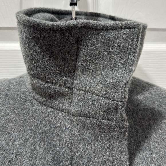 MaxMara Funnel Neck Short Sleeved Wool/Cashmere Blend Jacket - Picture 2 of 13